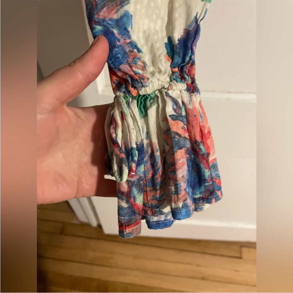Anthropologie gathered cropped floral top - Picture 6 of 12